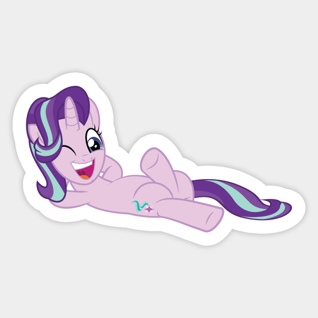 Laid-Back Starlight Glimmer Sticker by Wissle